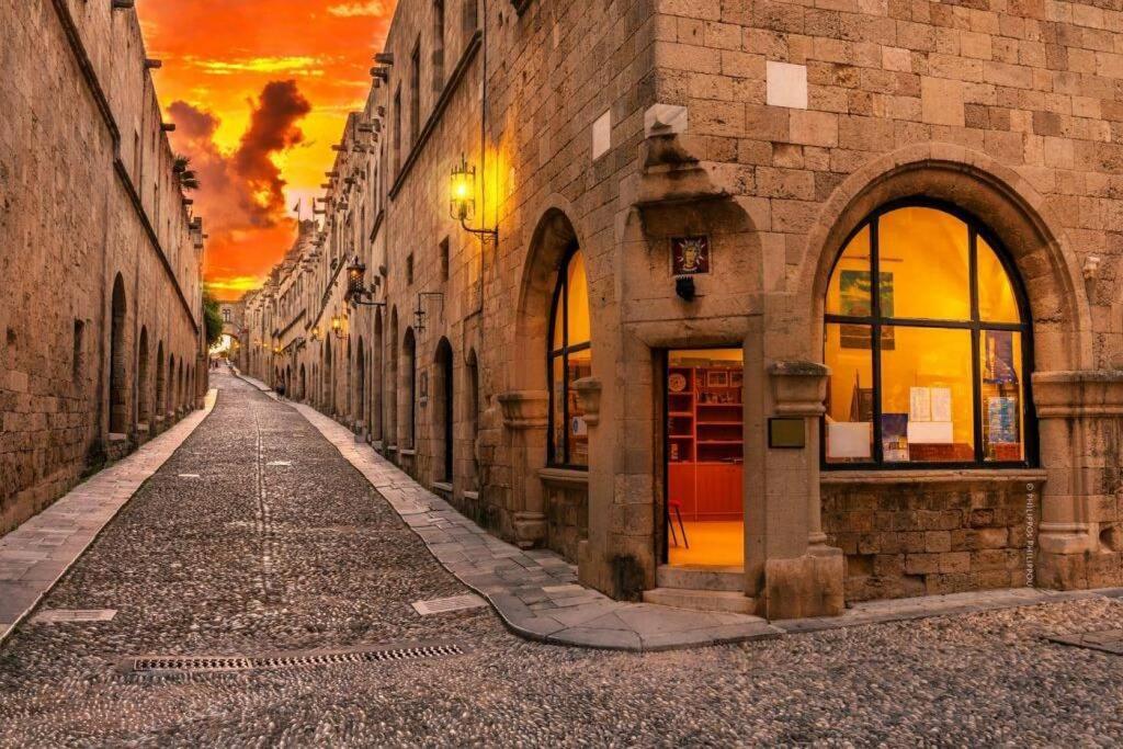 Rhodes City Anna'S House In The Old Townヴィラ エクステリア 写真